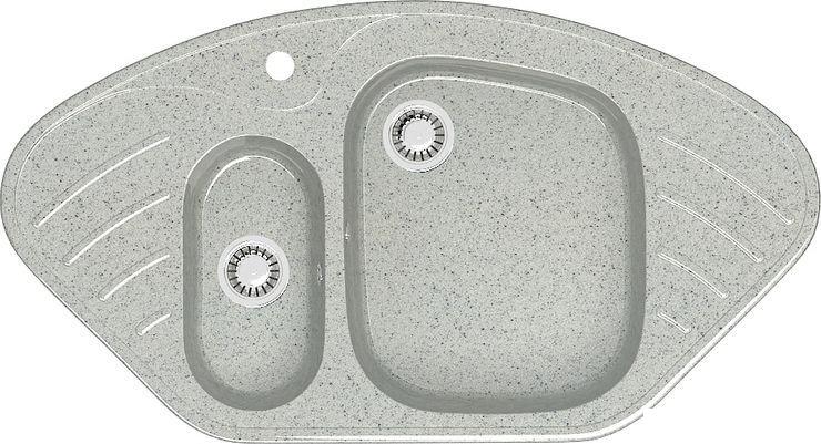 Кухонная мойка MARRBAXX Карельский камень модель 23/Q10 (светло-серый)- фото