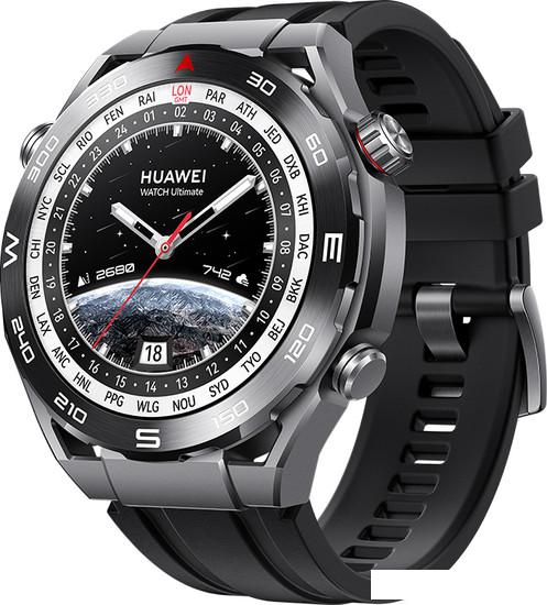 Умные часы Huawei Watch Ultimate (черные скалы)- фото