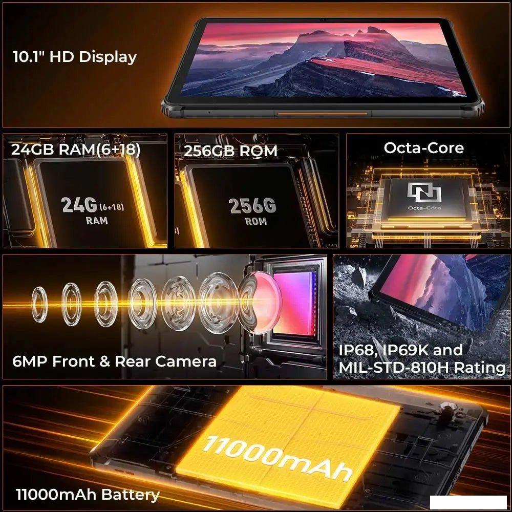 Планшет Oukitel RT9 6GB/256GB (черный)- фото2