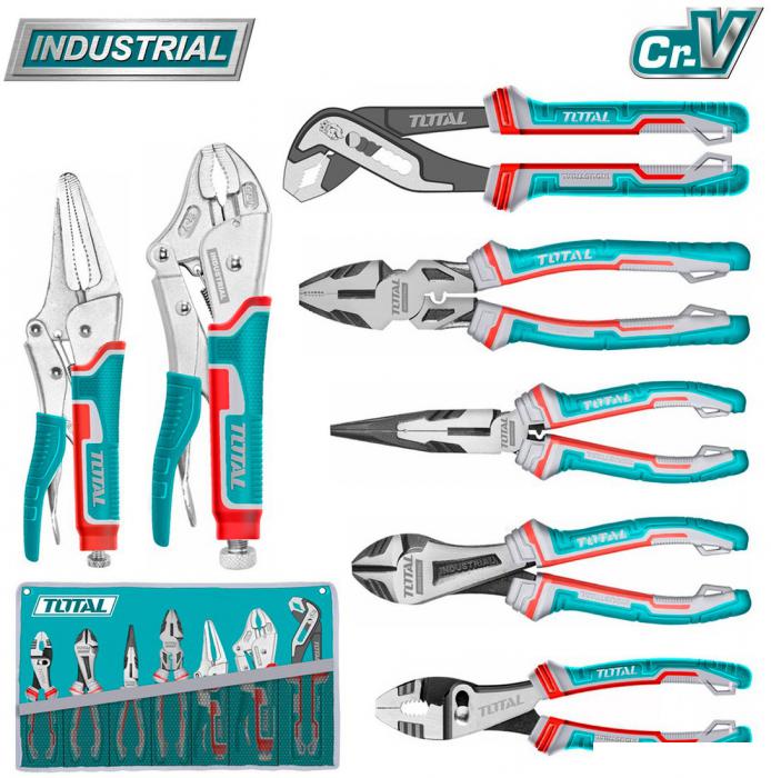 Набор пассатижей Total TOS23055 (7 предметов)