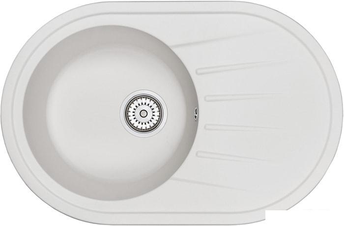 Кухонная мойка Granula 7601 (белый)- фото