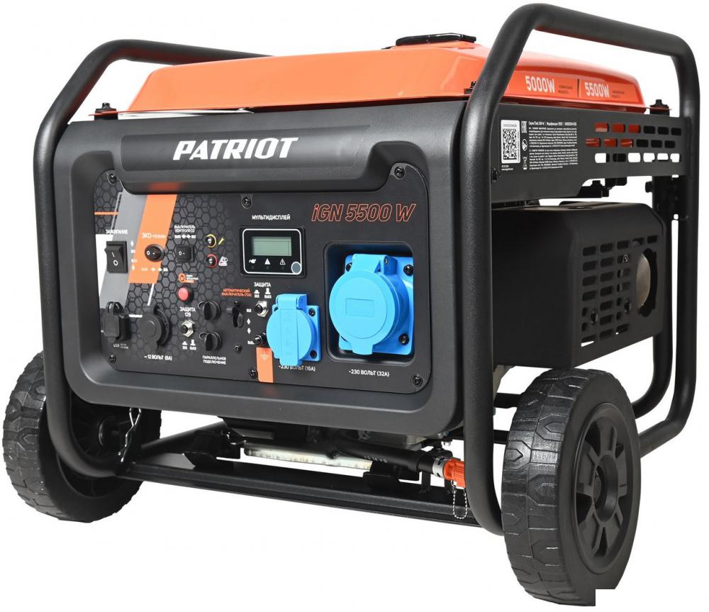 Бензиновый генератор Patriot iGN 5500W- фото