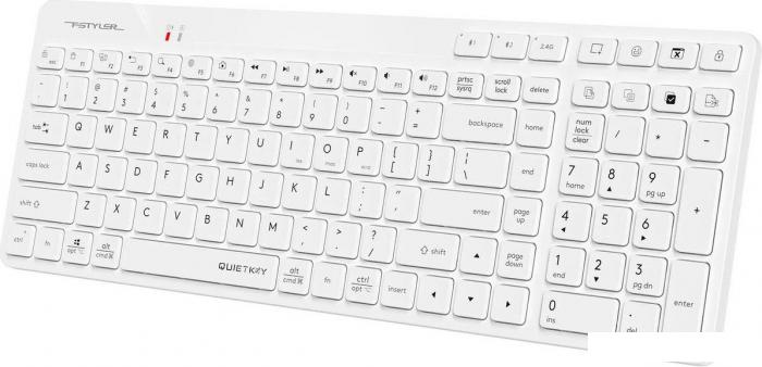 Клавиатура A4Tech Fstyler FBK27C AS (белый)- фото3