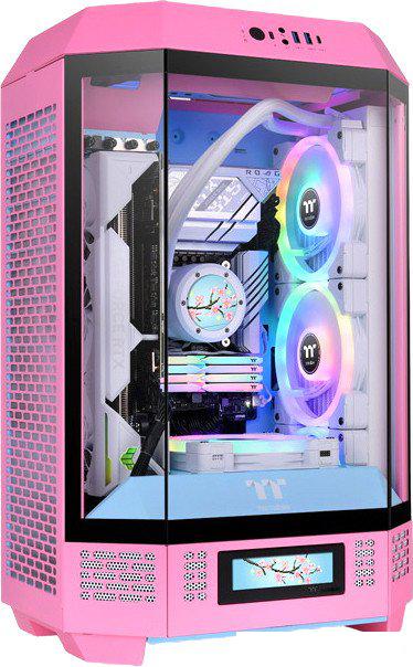 Корпус Thermaltake The Tower 300 Bubble Pink CA-1Y4-00SAWN-00- фото