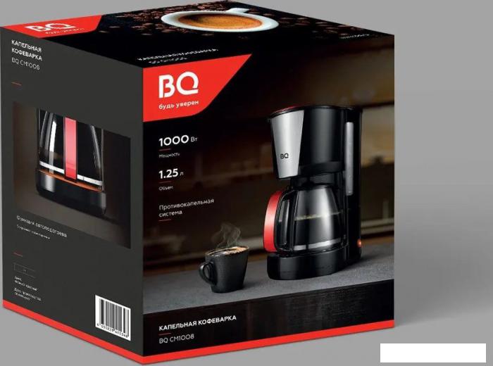 Кофеварка BQ CM1008 (красный/черный)- фото4