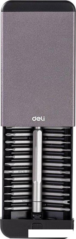 Набор отвертка с битами Deli DL3525 (25 предметов)- фото2
