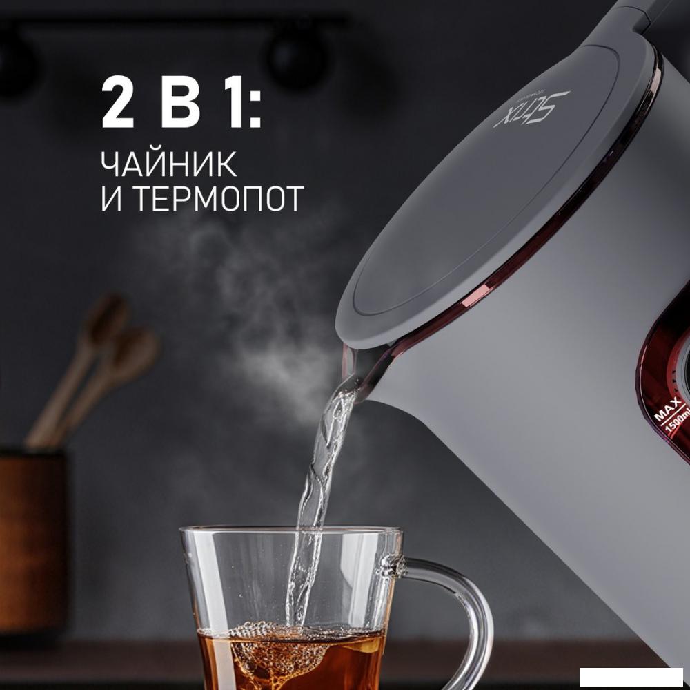 Электрический чайник Weissgauff WK 1500 Dt Touch BodyCool- фото2