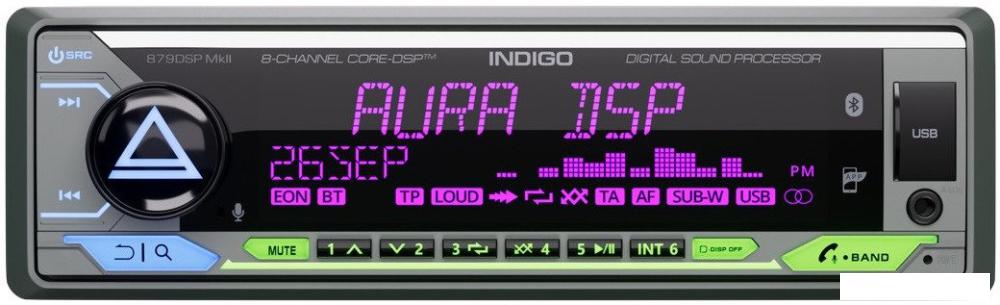 USB-магнитола Aura Indigo-879DSP MKII- фото