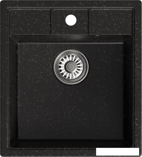 Кухонная мойка Mixline ML-GM28 552096 (черный)- фото