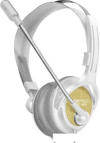 Наушники Senicc ST-908 (белый/золотистый)