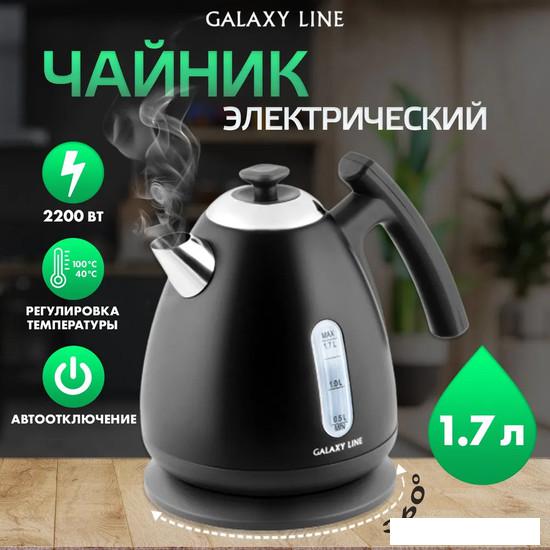 Электрический чайник Galaxy Line GL0343 (черный нефрит)- фото