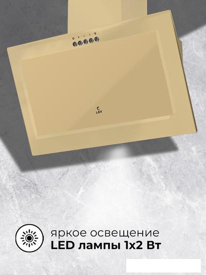 Кухонная вытяжка LEX Mio G 500 (слоновая кость)- фото4