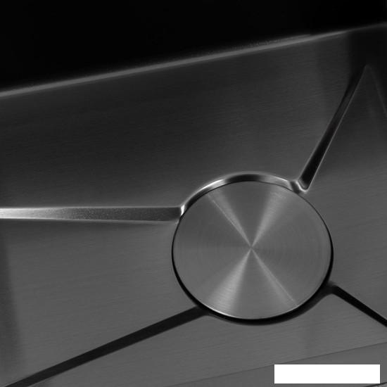 Кухонная мойка ARFEKA Sensor ECO AR 750*450 Black PVD Nano- фото4