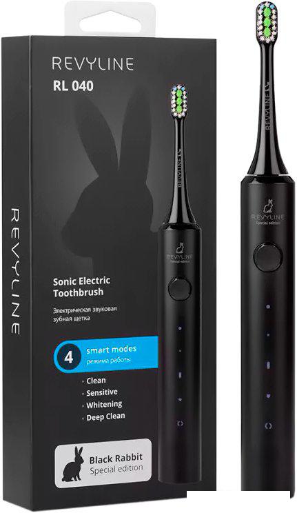 Электрическая зубная щетка Revyline RL 040 Black Rabbit Special Edition (черный)- фото
