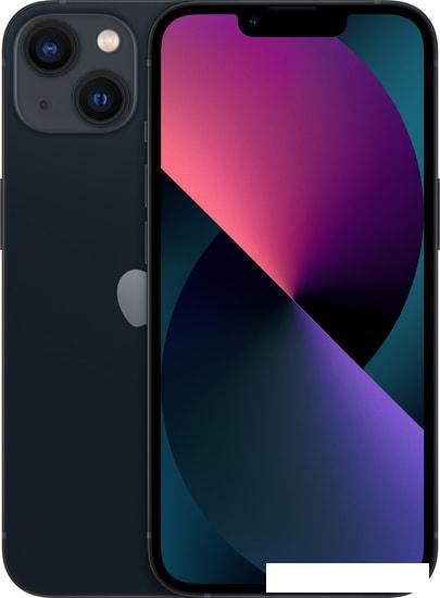 Смартфон Apple iPhone 13 128GB (темная ночь)- фото