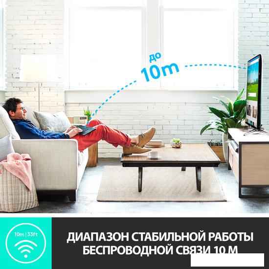 Клавиатура Logitech K400 Plus (черный, нет кириллицы)- фото4
