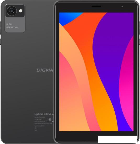 Планшет Digma Optima 8305C 4G (серый)- фото