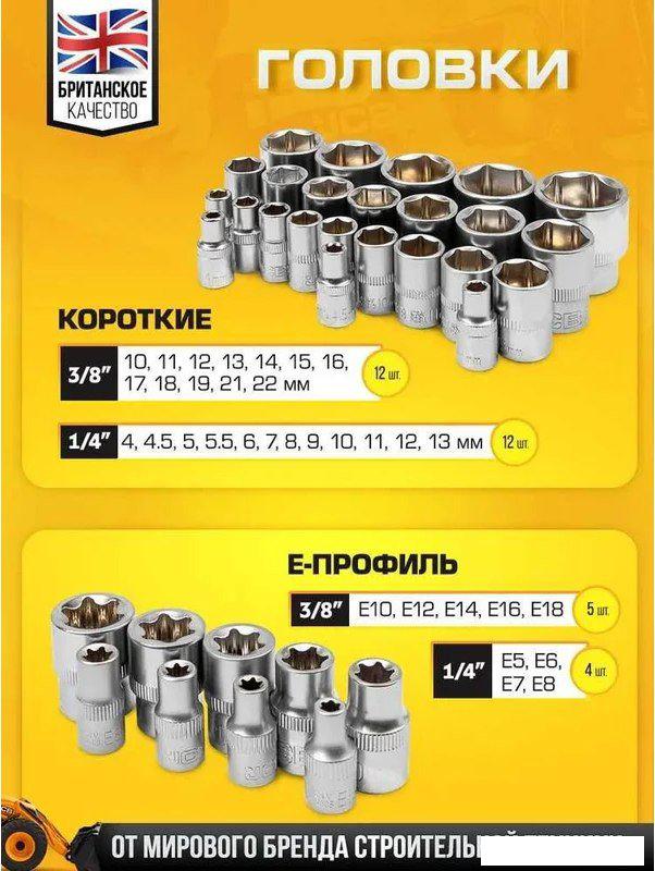 Универсальный набор инструментов JCB 41082-5DS (59719)- фото3