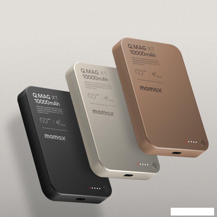 Внешний аккумулятор Momax Q.Mag X1 Magnetic IP117A 10000mAh (черный)- фото3