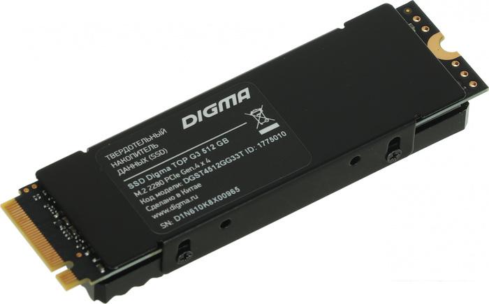 SSD Digma Top G3 512GB DGST4512GG33T- фото2
