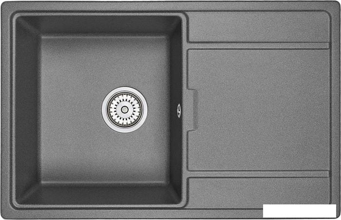Кухонная мойка Granula 7804 (графит)- фото