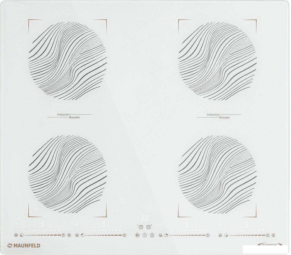 Варочная панель MAUNFELD CVI594SB2WHF Inverter- фото