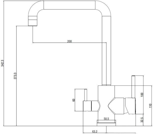 Смеситель Esko FW519- фото3