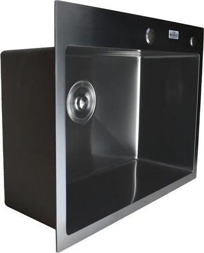 Кухонная мойка MARRBAXX B6045-R (черный/графит)- фото3