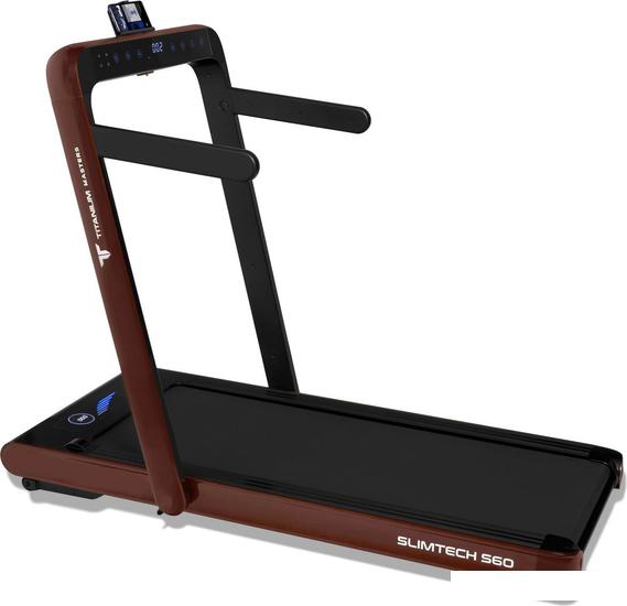 Электрическая беговая дорожка Titanium Masters Slimtech S60 (коричневый)- фото