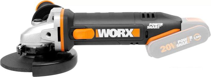 Угловая шлифмашина Worx WX803.9 (без АКБ)- фото2