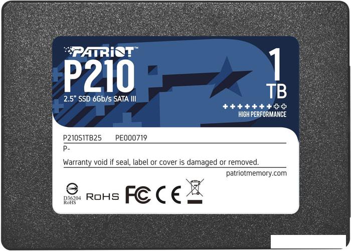 SSD Patriot P210 1TB P210S1TB25- фото
