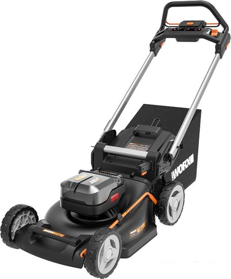 Газонокосилка Worx WG749E (с 2-мя АКБ)- фото3
