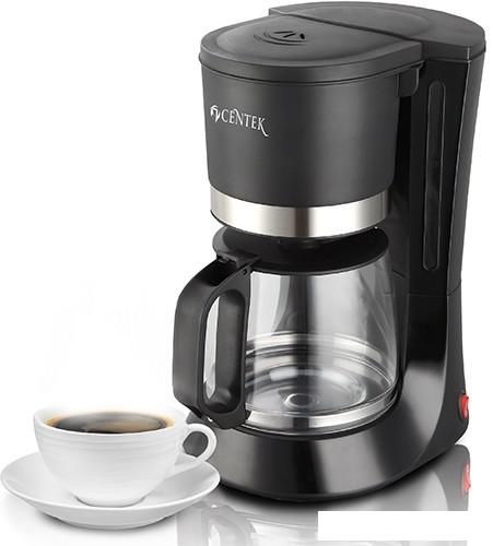 Капельная кофеварка CENTEK CT-1141 (черный)- фото4
