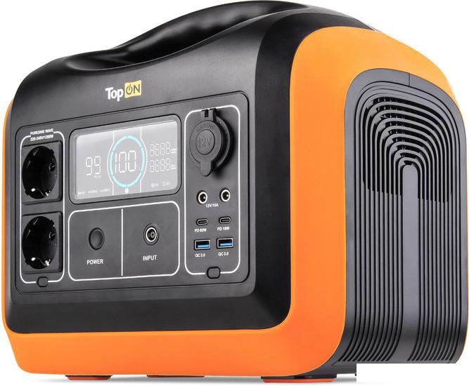 Портативная зарядная станция TopON TOP-X1200 (черный/оранжевый)