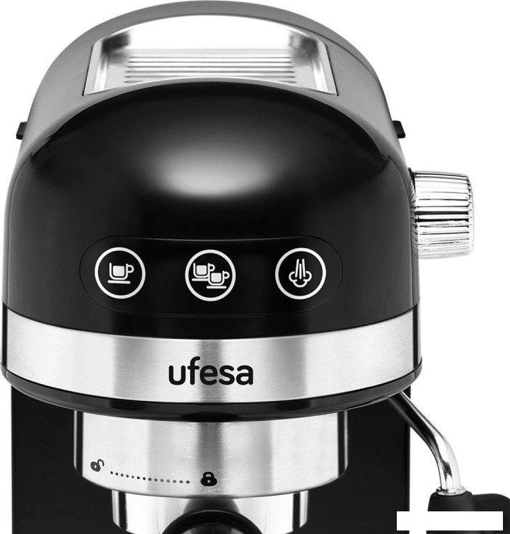 Рожковая кофеварка Ufesa Palermo Black- фото4