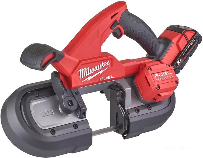 Ленточная пила Milwaukee Fuel M18 FBS85-202C 4933471497 (с 2-мя АКБ, кейс)- фото