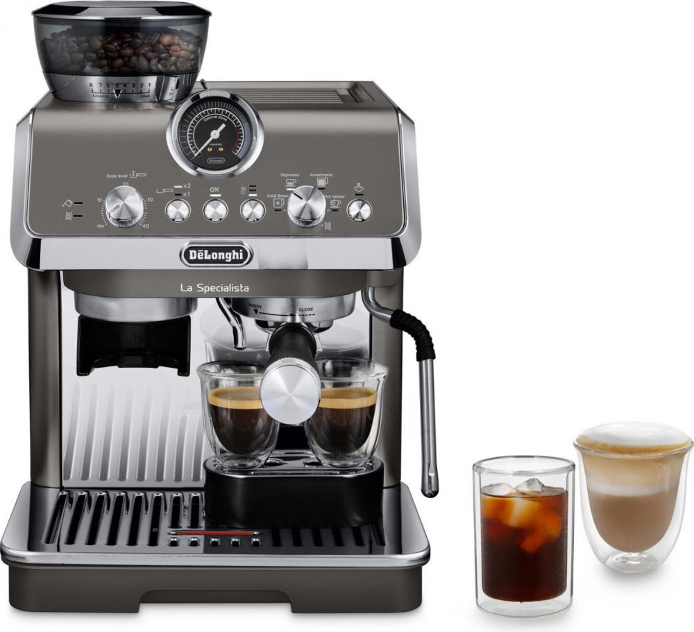 Рожковая кофеварка DeLonghi La Specialista Arte Evo Cold Brew EC9255.T- фото2
