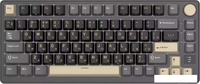 Клавиатура Royal Kludge RK-M75 RGB Phantom (RK Brown)- фото2