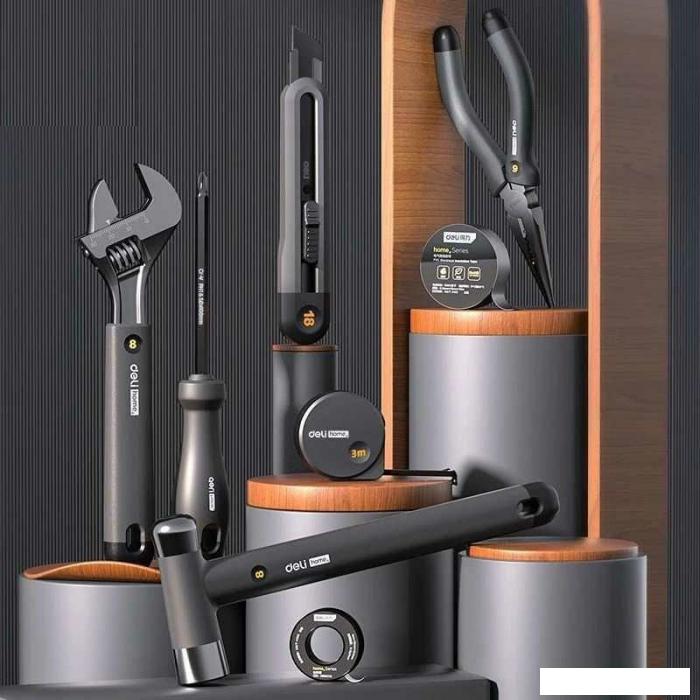 Набор домашнего мастера Deli HT0008 (8 предметов)- фото2