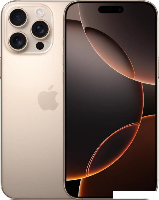 Смартфон Apple iPhone 16 Pro Max 256GB (пустынный титан)- фото