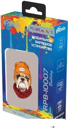 Портативное зарядное устройство Ritmix RPB-10007 (бульдог)- фото3