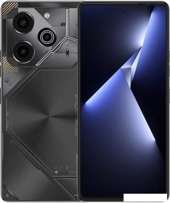 Смартфон Tecno Pova 6 Pro 12GB/256GB (серый метеорит)- фото
