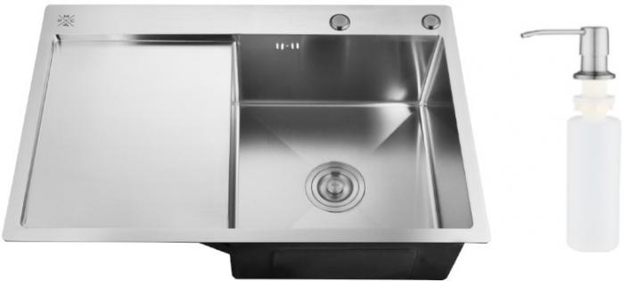 Кухонная мойка РМС MRK-7851R (с дозатором)- фото