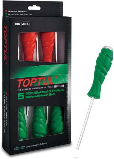 Набор отверток Toptul GAAE0509 5 предметов