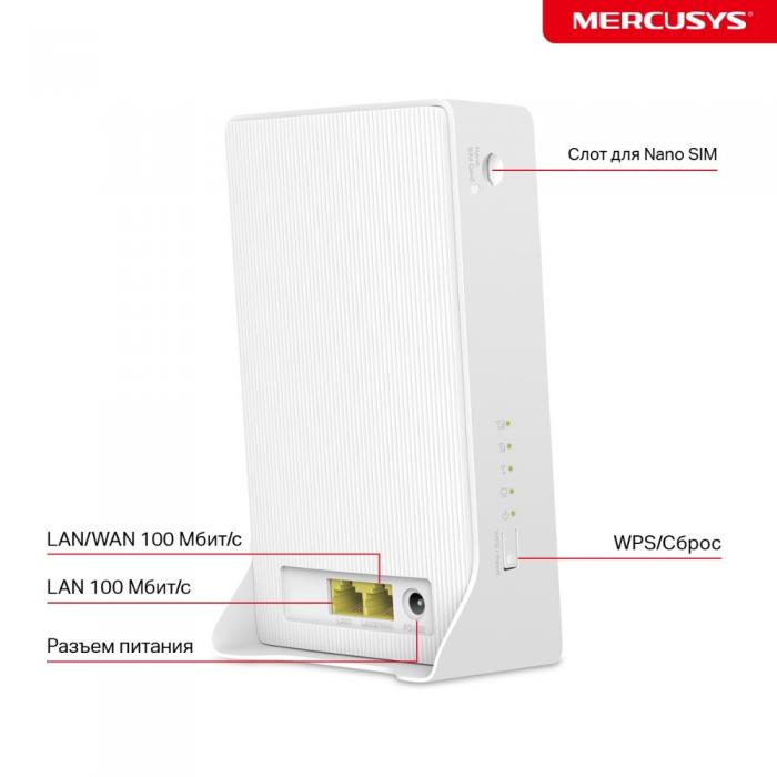 4G Wi-Fi роутер Mercusys MB230-4G- фото2