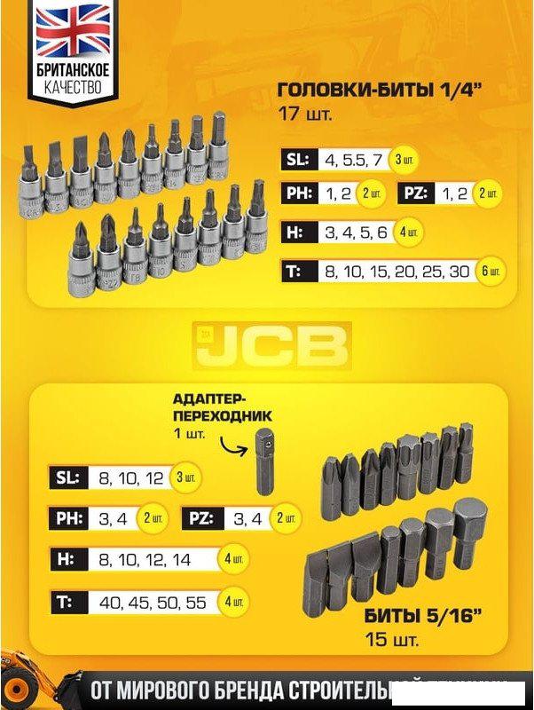 Универсальный набор инструментов JCB JCB-4821-5 (82 предмета)- фото4