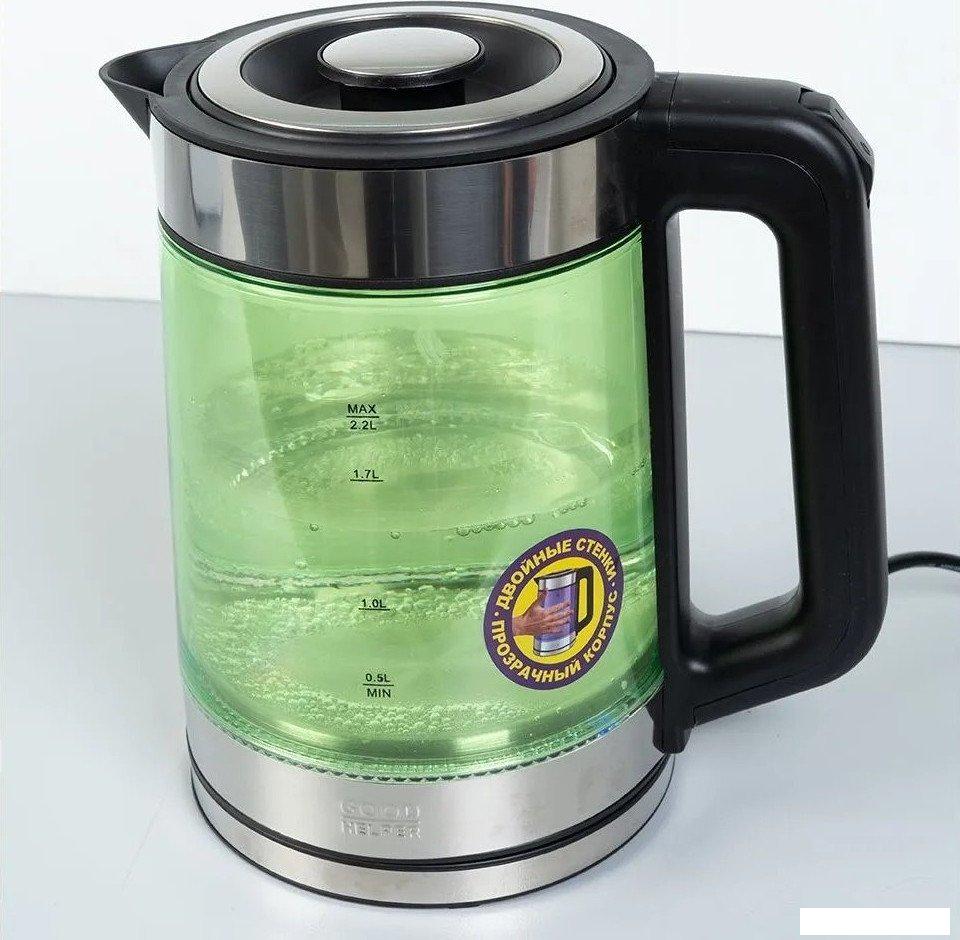 Электрический чайник Goodhelper KPG-2201 (зеленый)- фото3