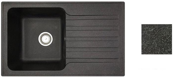 Кухонная мойка БелЭворс Styl L (черный, без сифона)- фото