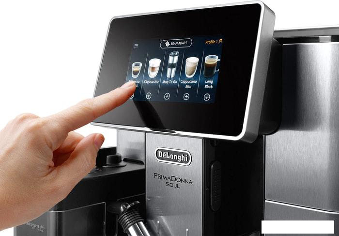 Эспрессо кофемашина DeLonghi PrimaDonna Soul ECAM 610.74.MB- фото3