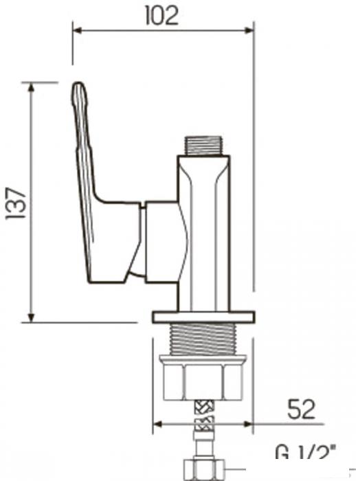 Смеситель РМС SL134-017FK- фото3